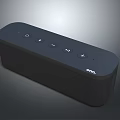 OMNI Bluetooth Speaker Featuring Black Design and Control Buttons for Wireless Sound Playback 3d model