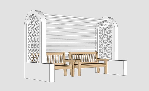 Outdoor Seats 3d model