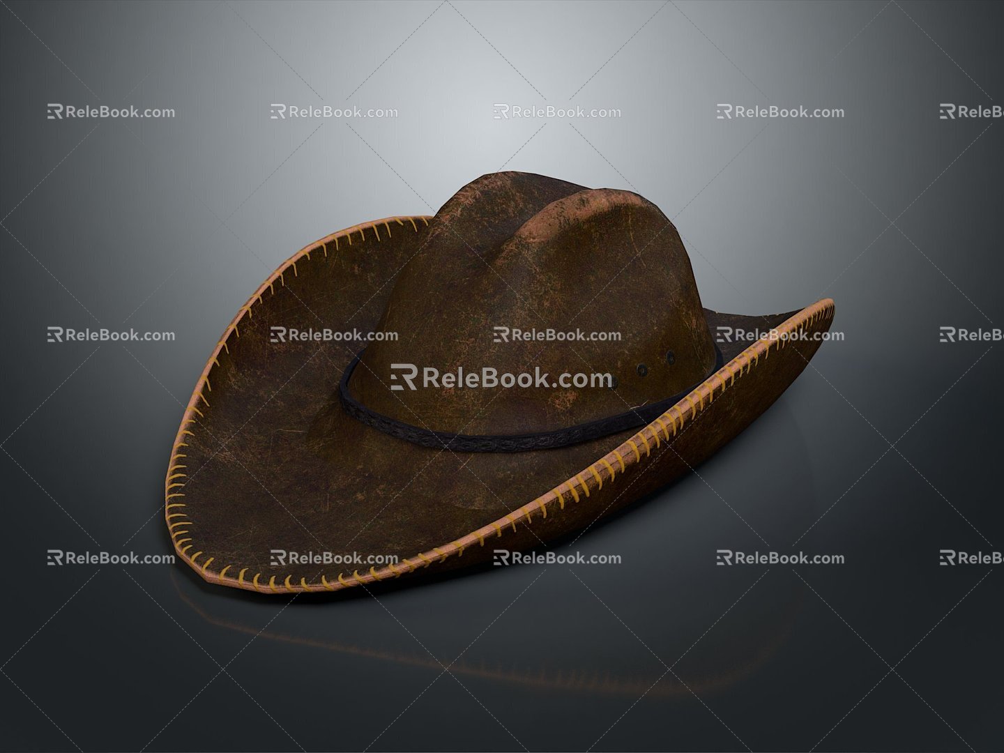 Hat Cowboy Hat Hat Realistic Model Cartoon Model PBR PBR Model Game Model 3d model