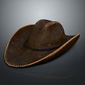 Hat Cowboy Hat Hat Realistic Model Cartoon Model PBR PBR Model Game Model 3d model