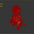 Golden Geometric Lion Sculpture With Low Poly Design And Reflective Surface On Black Background