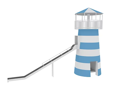 Modern Slide Lighthouse 3d model Modern Slide Lighthouse 3d model