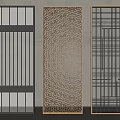 Modern partition screen partition 3d model