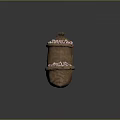 Three Burlap Sacks With Colorful Food Items Inside On Dark Background
