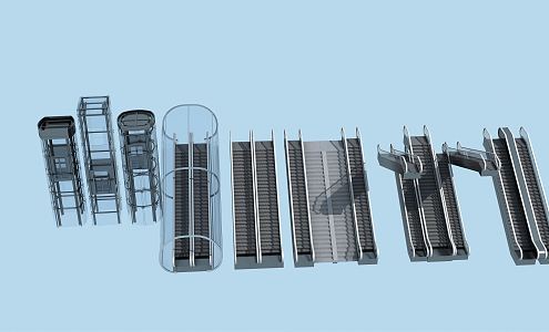 Modern Elevator 3d model