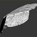 Natural Stone And Wood Decorative Piece With Rough Texture And Holes For Home Decor