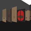 New Chinese Style Gate Tooling Gate 3d model
