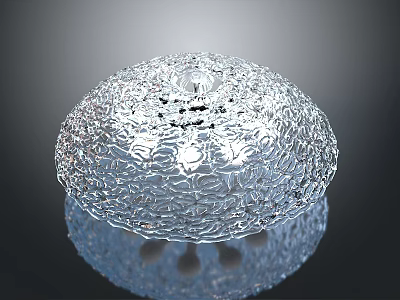 Contemporary Transparent Textured Glass Sphere Pendant Lighting Combination With Modern Design 3d model