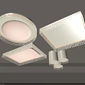 Modern Ceiling Lights with Round Square and Cylindrical Shapes Metal Frame LED Strips