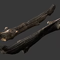 Natural Stone and Wood Decorative Pieces with Unique Organic Texture Patterns