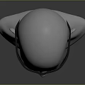 White Mannequin Head Displaying Stylish Black Glasses In Modern Fashion Design