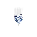 Blue Transparent Irregular Stone Shaped Crystal Chandelier Hanging Decorative Design