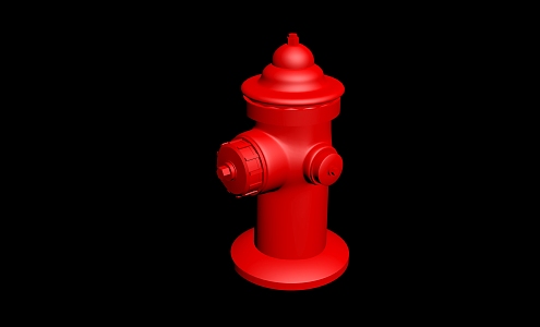 fire hose fire hydrant fire safety 3d model