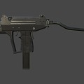 Uzi Pro 9mm submachine gun 3d model