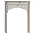 Elegant Classic Archway Design With Intricate Carvings And Decorative Details