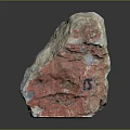 Premium Natural Wood Stone with Red White Green Mixed Colors and Natural Surface Texture