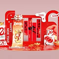 New Year Meichen Spring Festival Atmosphere Arrangement New Year Photo Pin Point Spring Festival Meichen Year of the Snake Meichen Year of the Snake Photo Pin Point Year of the Snake Atmosphere Arrangement Year of the Snake 3d model