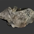 Natural Wooden Stone With Rough Texture And Earthy Tones For Decorative Use