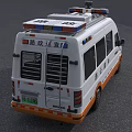 IVECO Road Inspection Vehicle White Orange With Emergency Lights And Patrol Function