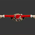 Christmas Festive Santa Costume With Red Dress Black Belt And Knee High Boots