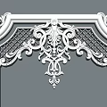Ornate Decorative Lines In Classic Architectural Design With Intricate Patterns And Elegant Details