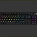RGB Backlit Electronic Keyboard With Colorful Illuminated Keys And Modern Design