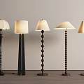 Quiet Ancient Floor Lamp 3d model