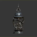 Vintage Metal Decorative Lantern Furniture With Handle And Candle Design