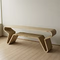 Modern bench 3d model