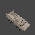 Guardian Armored Security Vehicle 3d model