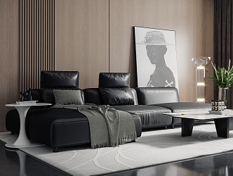 Modern Multiplayer Sofa 3d model