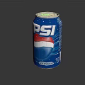 Pepsi Refreshing Soft Drink Can With 40 Percent Less Sugar In Blue