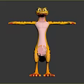 Lizard Anime Lizard Chameleon Cartoon Lizard Reptile Cold Blooded Animal Reptile Class 3d model
