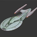 Futuristic Interstellar Starship Design With Streamlined Body Engines Wings And Detailed Structures