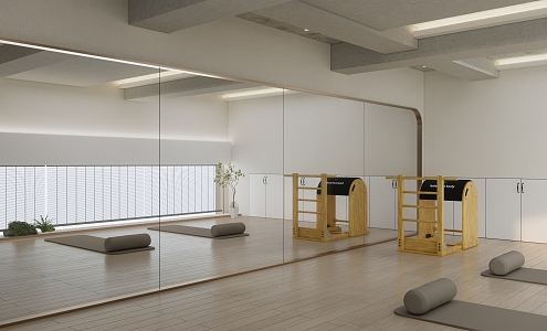 Modern Yoga Studio Yoga Studio Pilates 3d model