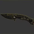 Modern Folding Knife With Carbon Fiber Handle Stainless Steel Blade And Ergonomic Grip