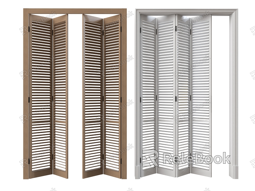 Modern shutter folding door sliding door sliding door partition door grille door model