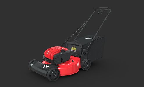 modern lawn mower 3d model