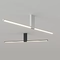 Modern Ceiling Lights With Dome Linear And Ring Shapes For Home Interior 3d model