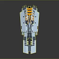 Modern Spaceship Spacecraft 3d model