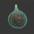 Fresh Red Fig Fruit With Smooth Skin On Dark Background