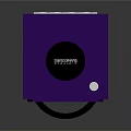Purple DYMO Electronic Device With Compact Design Handle And Paper Outlet