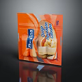 Delish Tuna Light Canned Food With Sandwich Image On Orange Packaging