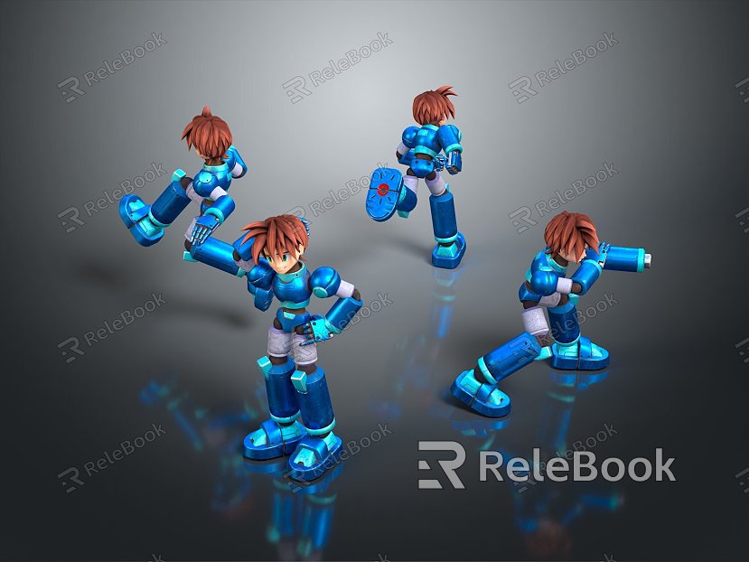 Robot Robot Assistant Small Robot Robot Butler Robot Butler Figure Game Figure model