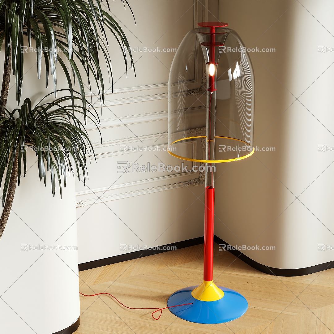 Memphis Floor Lamp 3d model