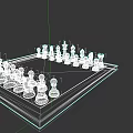 Classic Chessboard Featuring Black And White Pieces For Strategic Board Game Entertainment