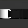 ZEN BUDDY White Neckband Entertainment Device With Audio Relaxation And Portable Design Features