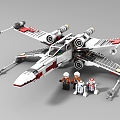 Modern Lego Plane Toy 3d model