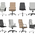 Various Styles Office Chairs In Different Colors For Modern Workspace Design