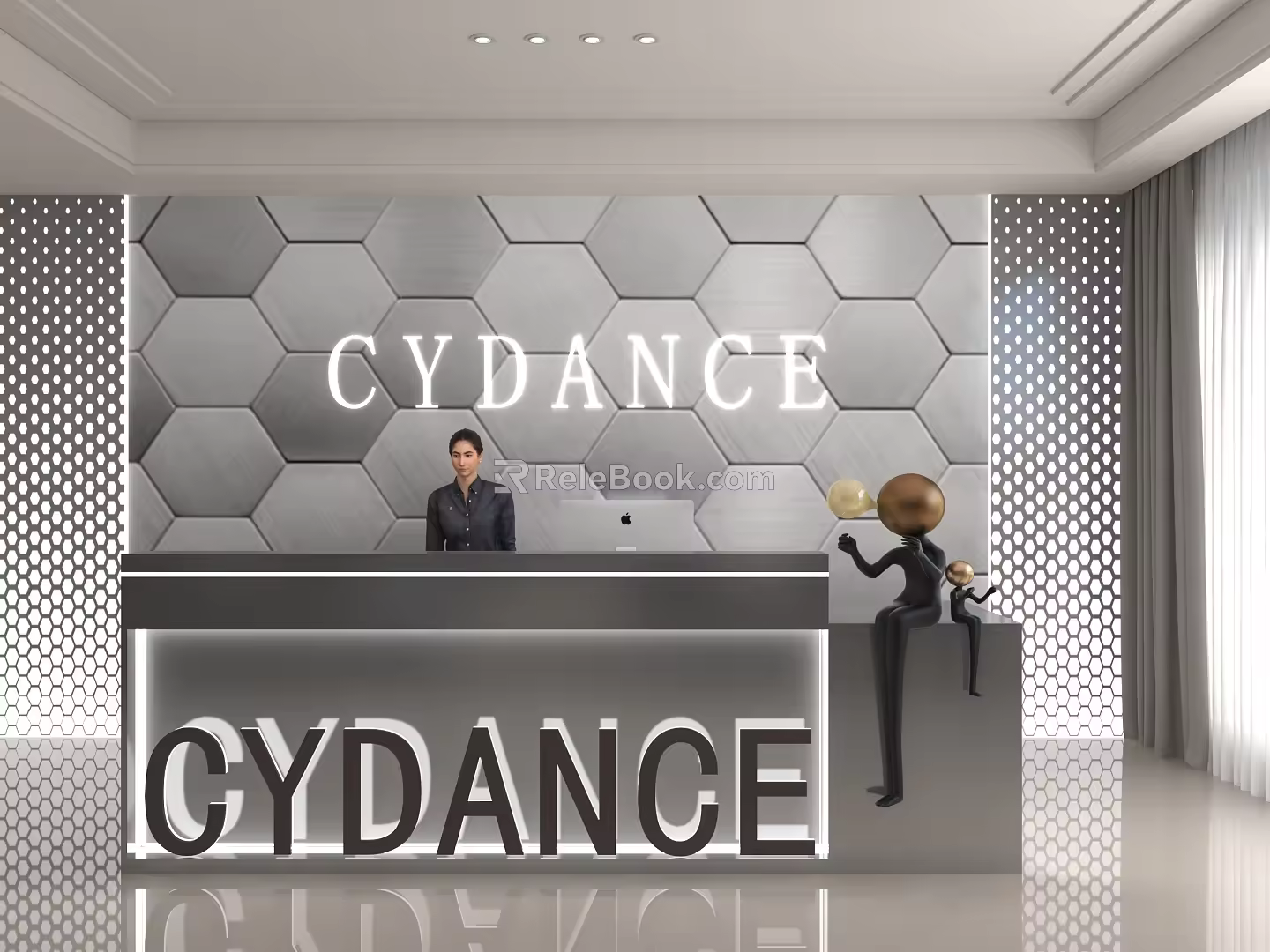 Front Desk 3d model